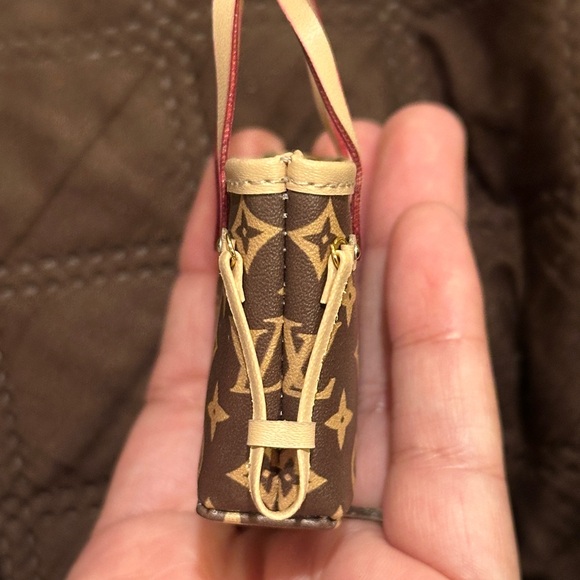 🤎Labubu Fashion Mini Bag🤎Louis Vuitton Mini Bag Brown and Tan Monogram - Picture 2 of 5
